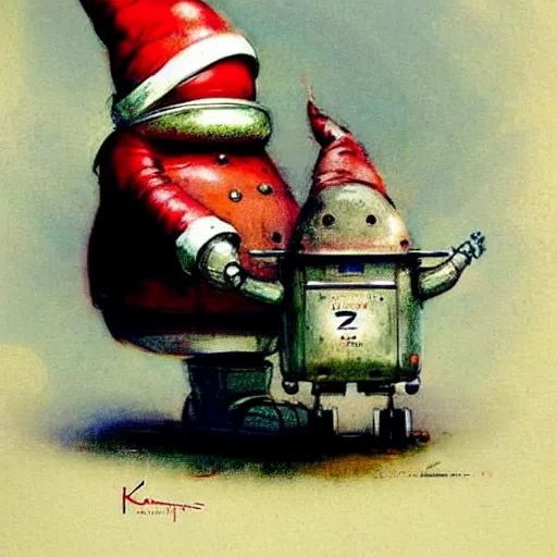 Image similar to ( ( ( ( ( 1 9 5 0 s robot knome very fat. muted colors. ) ) ) ) ) by jean - baptiste monge!!!!!!!!!!!!!!!!!!!!!!!!!!!!!!