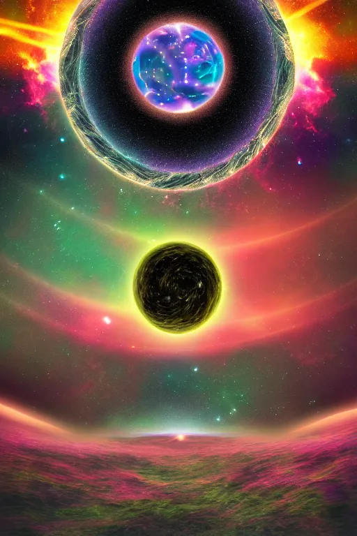 Image similar to The end of all existence in the universe, digital artwork