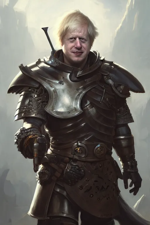 Image similar to boris johnson with an eyepatch wearing armour, anatomy, bathed in light, highly detailed, photorealistic, artstation, smooth, sharp focus, illustration, unreal engine 5, 8 k, art by artgerm and greg rutkowski and edgar maxence