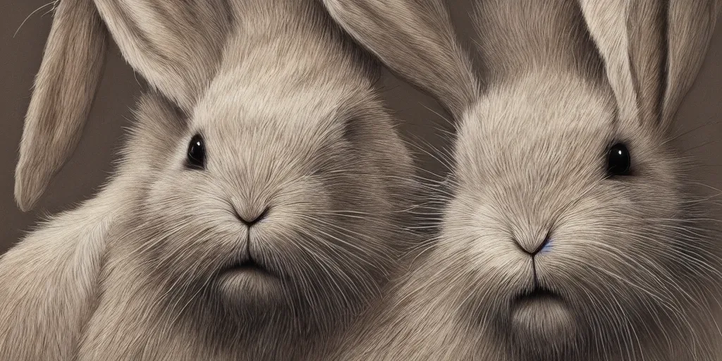 Prompt: hyperrealistic solarpunk photography of a highly detailed rabbit with very lush fur in the style of beth cavener, jin kagetsu, james jean and wlop, highly detailed, face symmetry, masterpiece, award - winning, sharp focus, intricate concept art, ambient lighting, 8 k, artstation