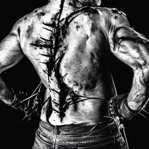 Image similar to wolverine, butcher, the walking dead zombie, full body by yousuf karsh, golden hour, realistic, body shot, sharp focus, 8 k high definition, insanely detailed, intricate, elegant