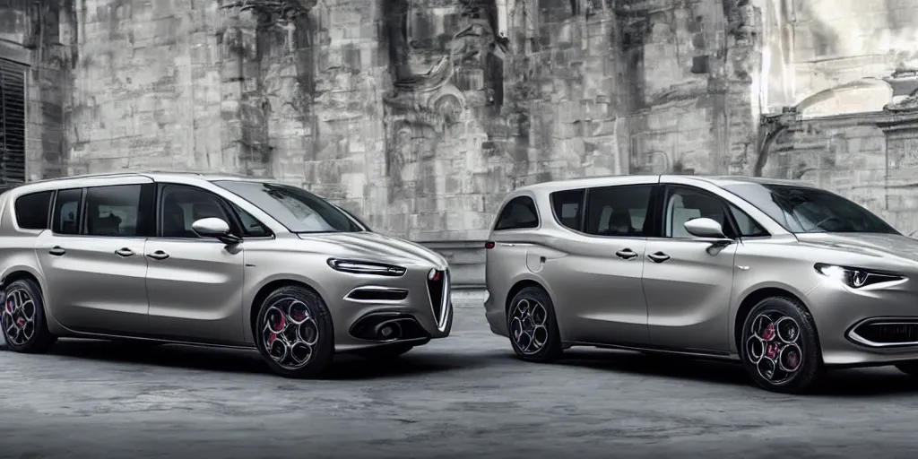 Image similar to 2022 Alfa Romeo Minivan