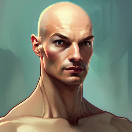 Prompt: character concept portrait of professor xavier beautiful voluminous muscular tall healthy and virtuous. modestly clothed, intricate, elegant, highly detailed, digital painting, artstation, concept art, symmetry, smooth, sharp focus, illustration, art by mandy jurgens and alphonse mucha and alena aenami