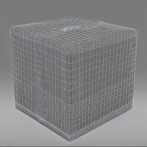 Image similar to abstract 3 d default cube from blender