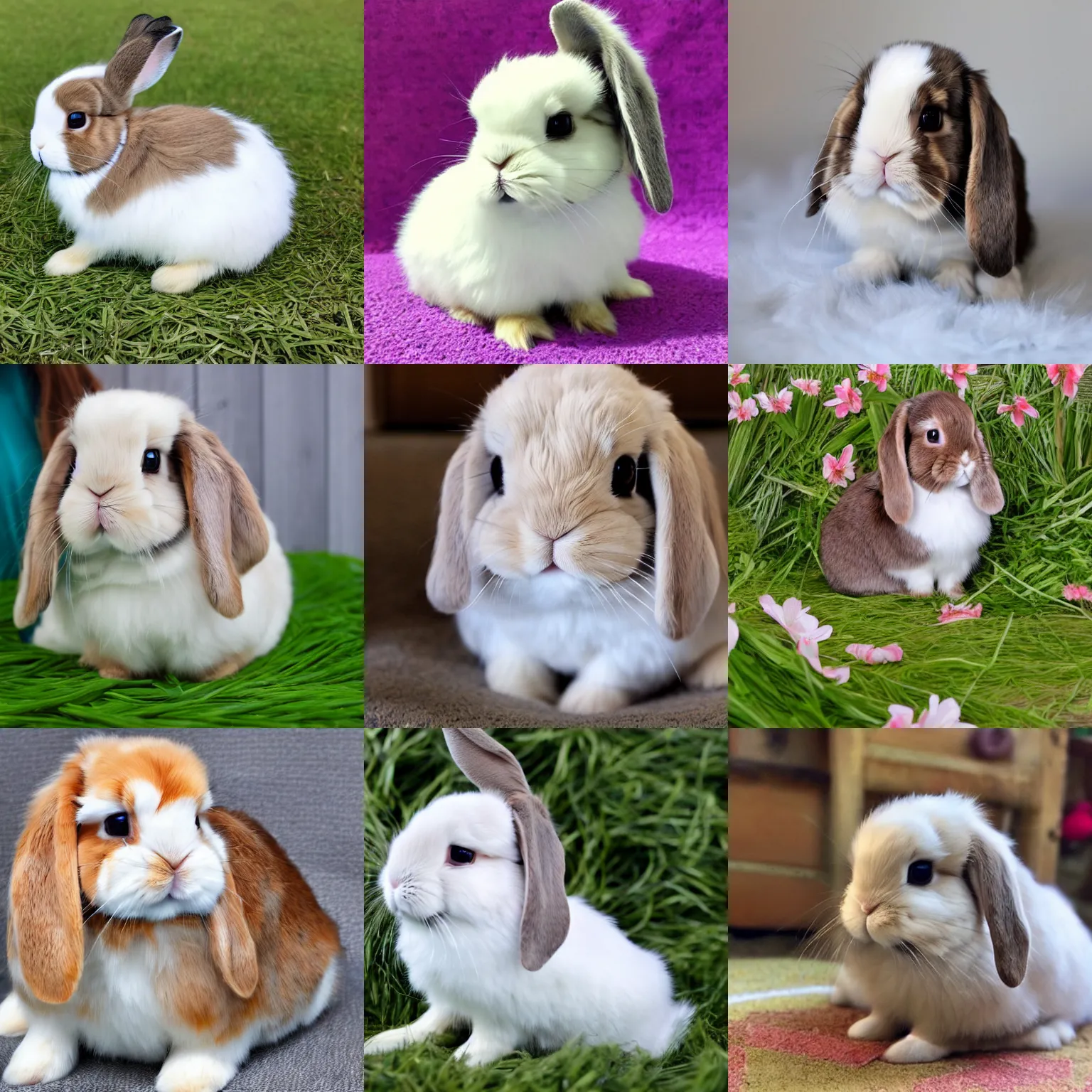 Prompt: Holland lop bunny