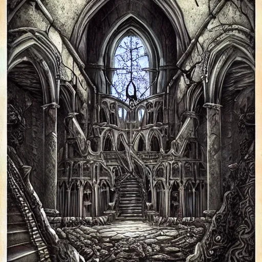 Image similar to gothic fantasy art, the keep of poisoned tears, ultra realistic, wide angle, intricate details, sharp focus, highly detailed,