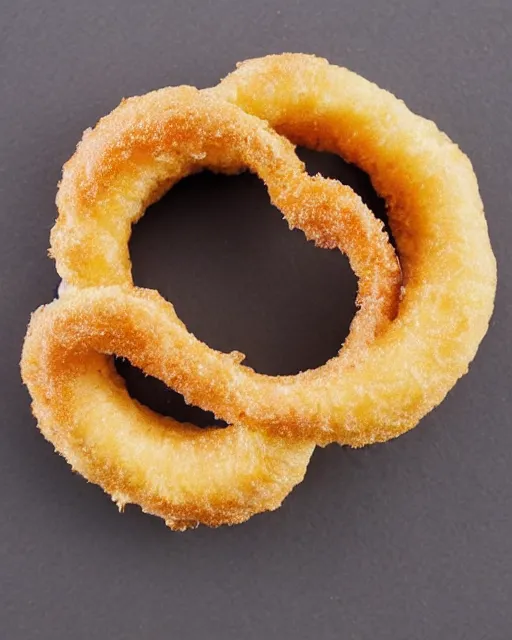 Image similar to An onion ring figure of eight, infinite