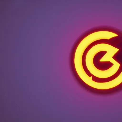 Image similar to circular token, video game power-up, called Increase Rate of Fire, similar to Mozilla Firefox logo, similar to Blender logo, octane render, 4K