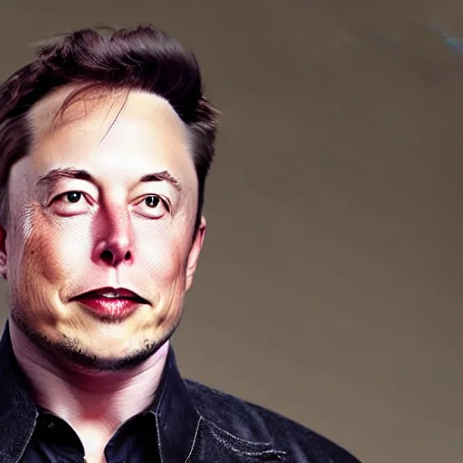 Prompt: a face portrait of elon musk at 8 0 years old