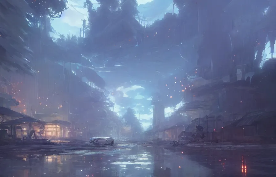 Image similar to makoto shinkai concept art of the bone waste dimension, key visual, ambient lighting, highly detailed, digital painting, artstation, concept art, sharp focus, by makoto shinkai and akihiko yoshida and hidari and wlop and greg rutkowski