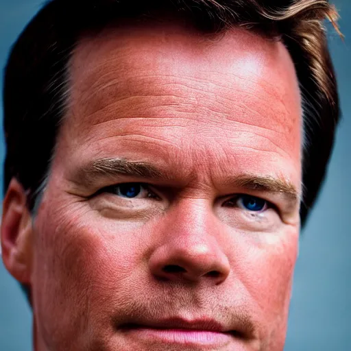 Image similar to closeup portrait of mark rutte dutch prime minister, natural light, sharp, detailed face, magazine, press, photo, steve mccurry, david lazar, canon, nikon, focus