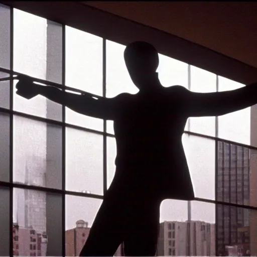 Image similar to statue of Christian Bale, by Arno Breker, in American Psycho (1999)