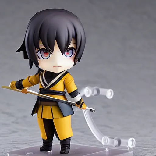 Prompt: miniature touken ranbu nendoroid