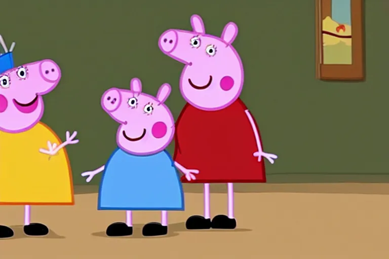 Image similar to peppa pig deleted character