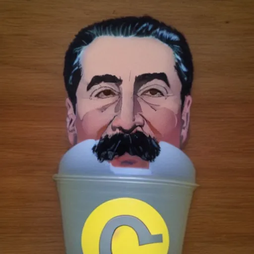 Image similar to stalin shaped reese\'s puffs