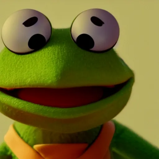 Prompt: portrait of gigachad kermit the frog, 8 k octane render, cinematic film still