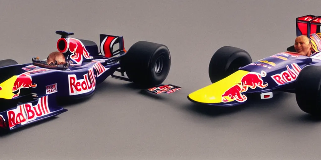 Prompt: Red Bull f1 car built in 1984