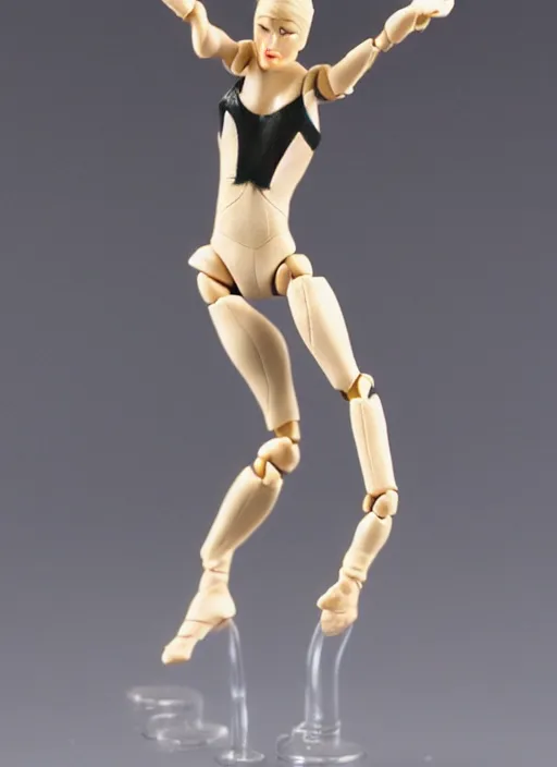 Prompt: an action figure of a dancing fashion girl by Isobelle Pascha