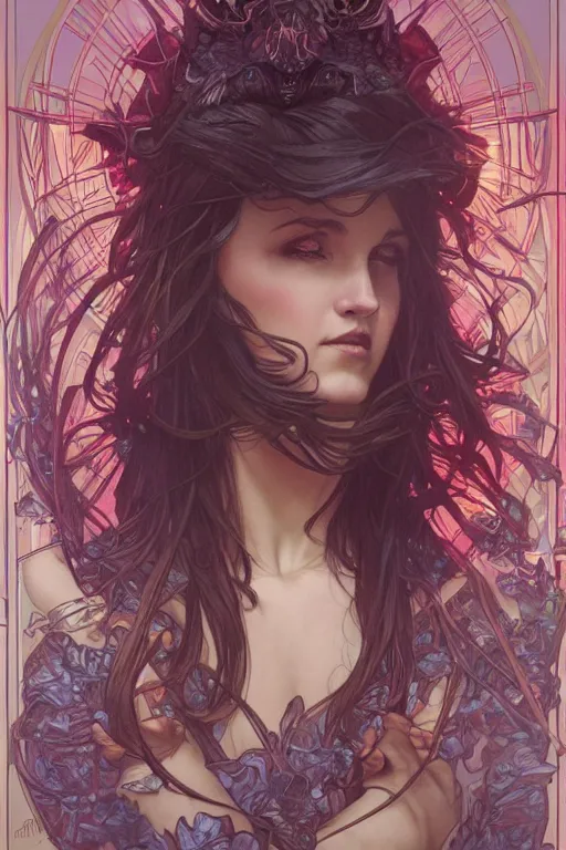 Image similar to electric moose. art by artgerm and greg rutkowski and alphonse mucha and tomacz alen kopera.