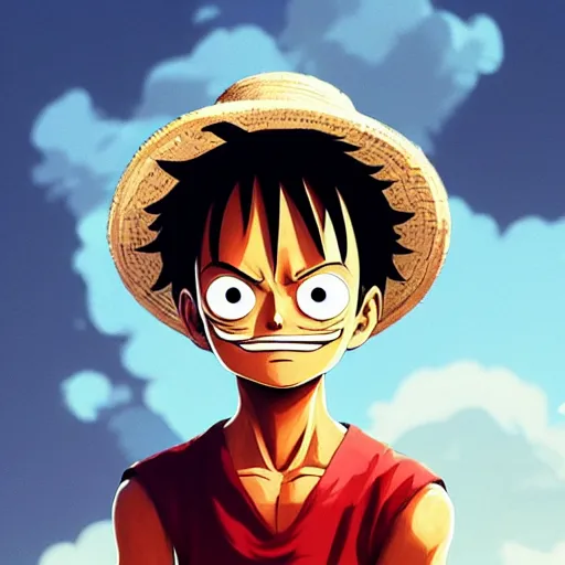 Image similar to face icon stylized minimalist luffy behance hd by jesper ejsing, by rhads, makoto shinkai and lois van baarle, ilya kuvshinov, rossdraws global illumination