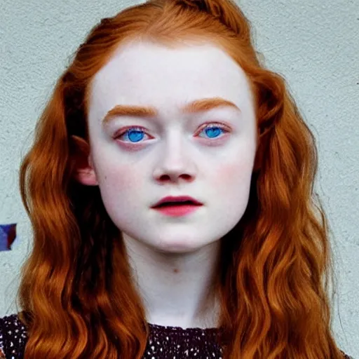 Image similar to sadie sink as a sink