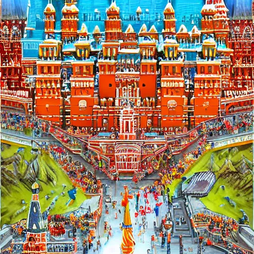 Image similar to fantasy_artwork_hyper_detailed_very_very_very_very_very_very_very_very_very_very_very_very_very_very_very_very_very of Dragon on the Red square, Moscow,