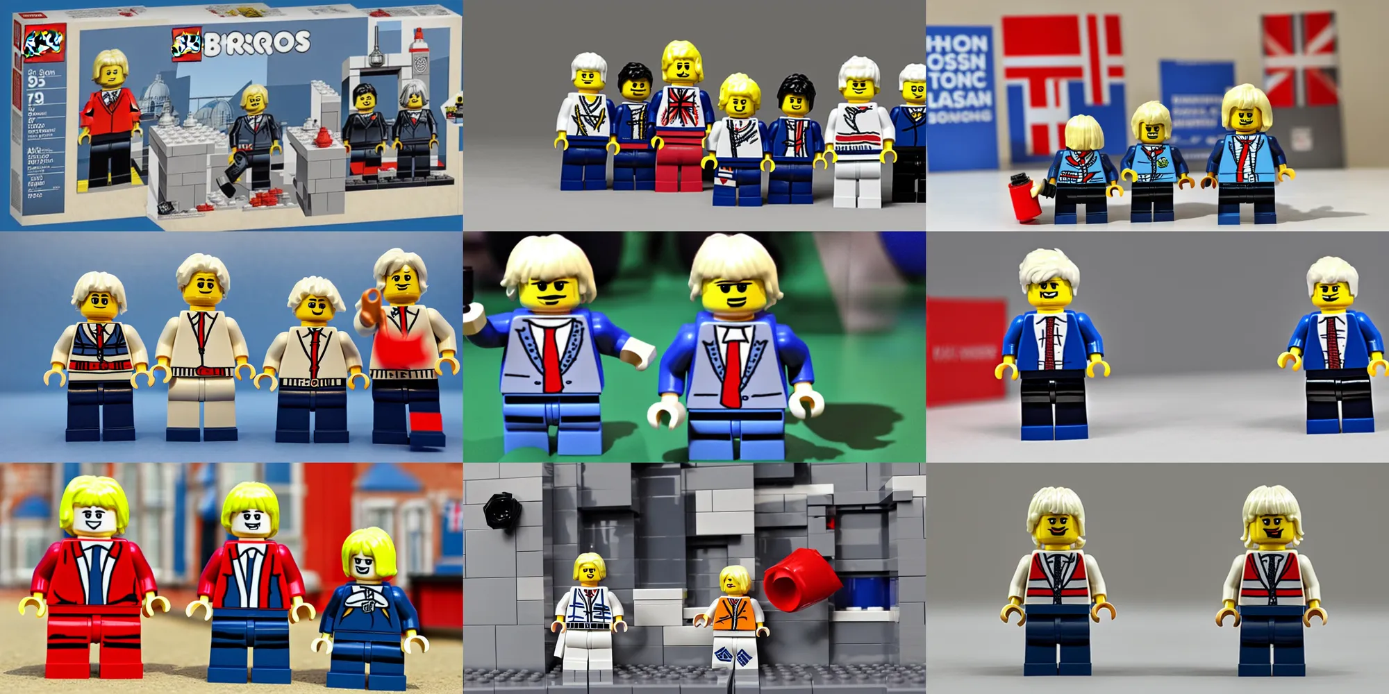 Prompt: boris johnson lego set