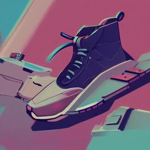 Image similar to sneaker concept art, neogrunge, sharp focus, illustration, concept art by tooth wu