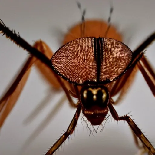 Image similar to the face of a giant mosquito