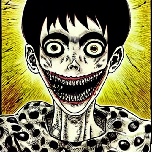 Image similar to Junji Ito manga artwork