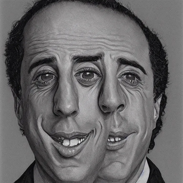 Prompt: Jerry Seinfeld fractal face, hyper realistic, Photorealistic, high quality