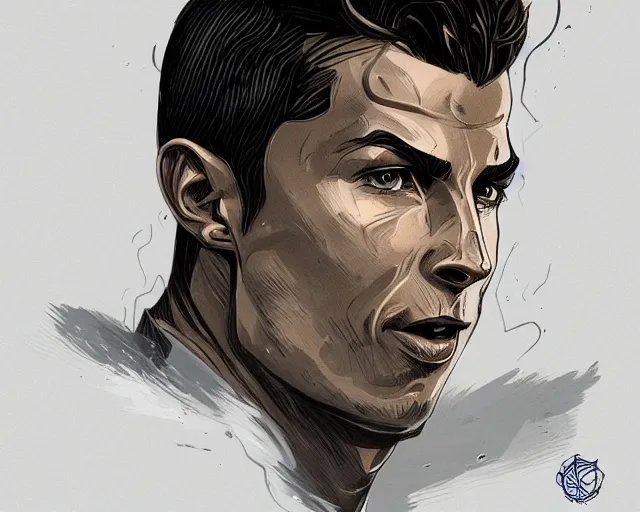 Prompt: cristiano ronaldo as a strong fantasy magician who does magic, fantasy art, in the style of Andreas Höher, illustration, epic, fantasy, intricate, elgant, amazing detail, digital painting, artstation, concept art, smooth, sharp focus