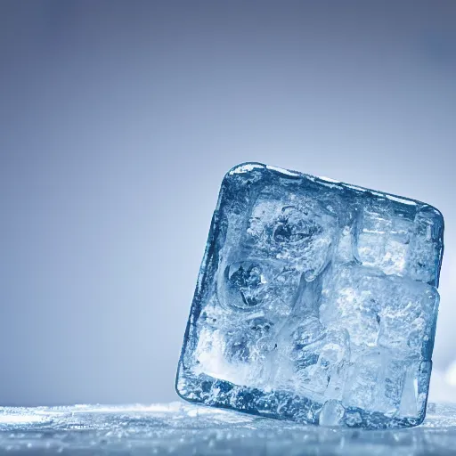Image similar to Unknown Species Frozen in clear block of ice HDR