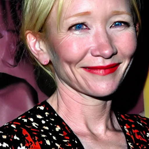 Image similar to anne heche in the style of willem de kooning