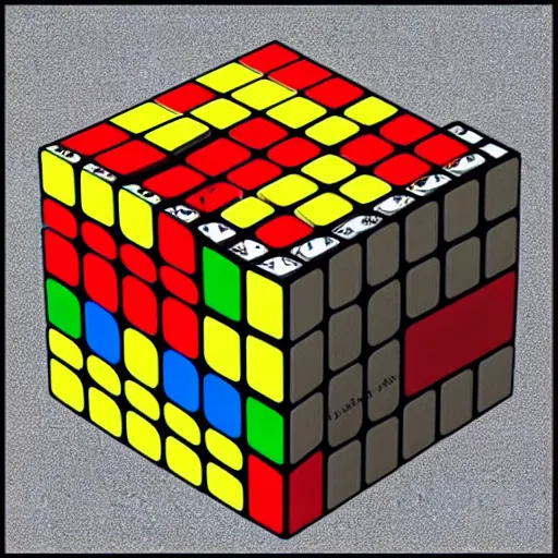 Image similar to scrambled rubik's cube