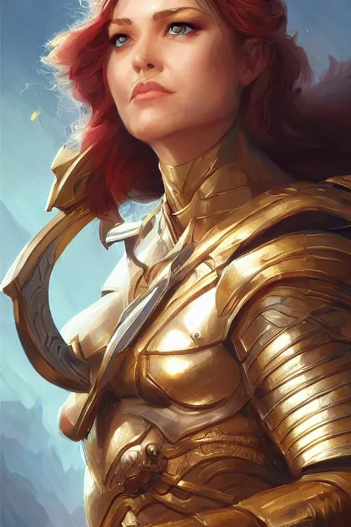 Image similar to amazon valkyrie athena, d & d, fantasy, portrait, highly detailed, headshot, digital painting, trending on artstation, concept art, sharp focus, illustration, art by artgerm and greg rutkowski and magali villeneuve