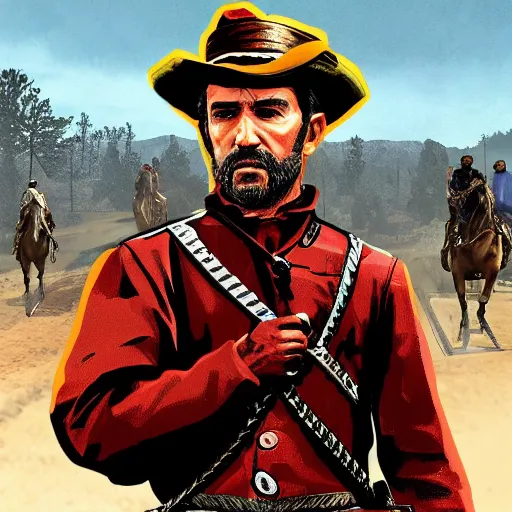 Image similar to Francisco Franco in Red Dead Redemption 2 4K details