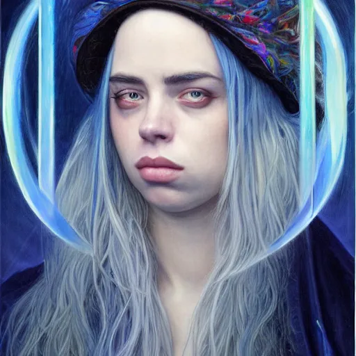 Image similar to Billie Eilish, by Mark Brooks, by Donato Giancola, by Victor Nizovtsev, by Gabriel Dawe