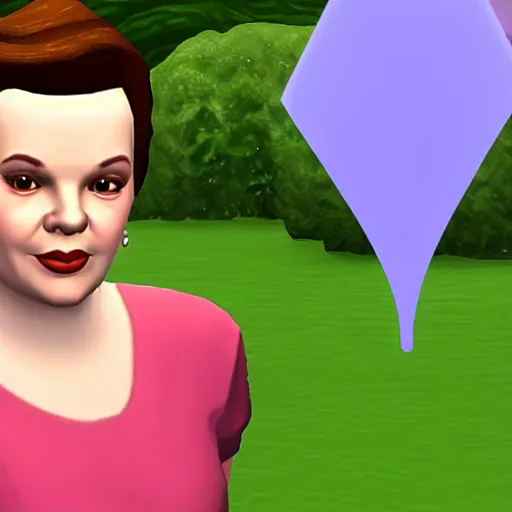 Image similar to judy garland in the sims