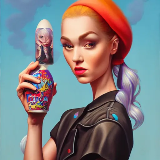 Prompt: bingo rimer portrait, Pixar style, by Tristan Eaton Stanley Artgerm and Tom Bagshaw.