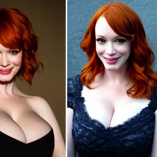 Prompt: average photo of 25 year Christina Hendricks 8k