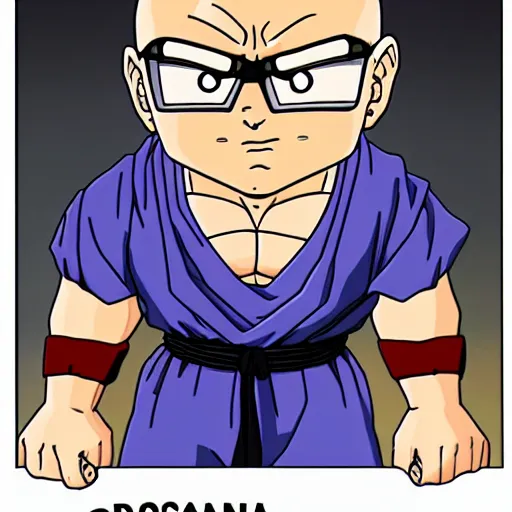 Image similar to George Costanza in DragonBall Z, anime