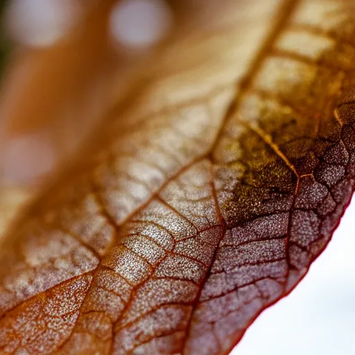 Prompt: picture of leaf at 5 0 mm and 2 0 0 mm
