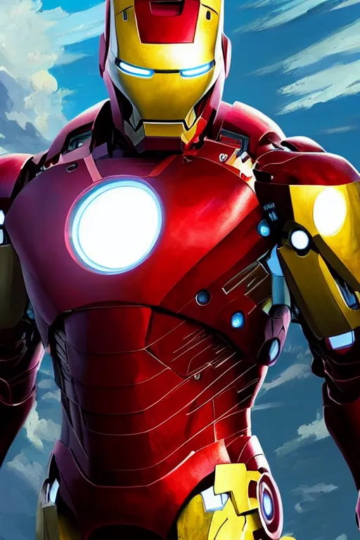 Prompt: epic iron man portrait stylized as fornite style game design fanart by concept artist gervasio canda, behance hd by jesper ejsing, by rhads, makoto shinkai and lois van baarle, ilya kuvshinov, rossdraws global illumination radiating a glowing aura global illumination ray tracing hdr render in unreal engine 5