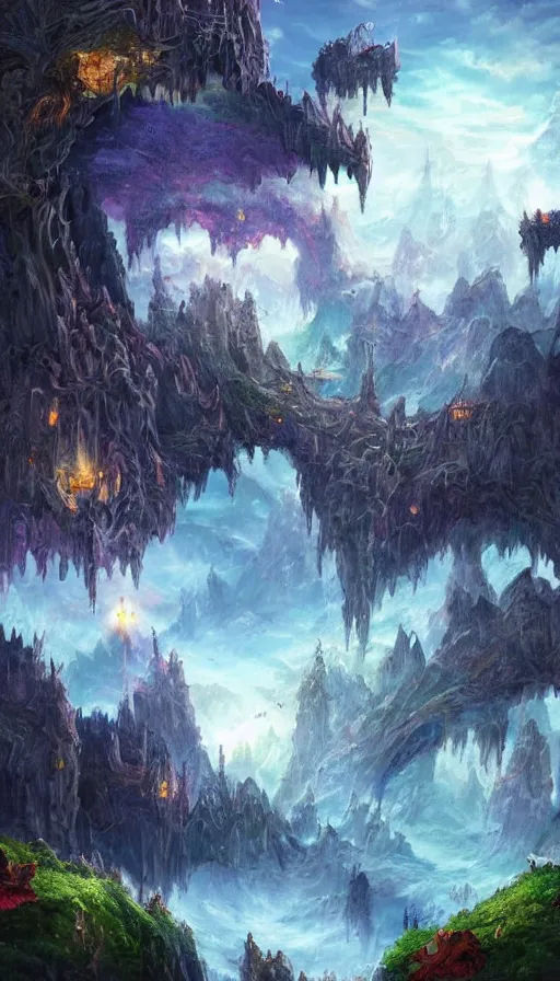 Prompt: fantastic fantasy landscape