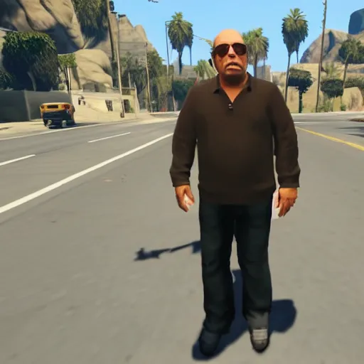 prompthunt: jonah hill as lester gta 5, 4k, video game