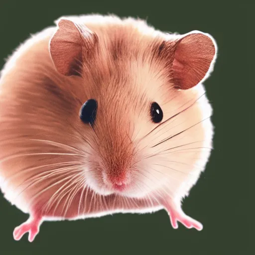 Image similar to a microscopy image of a hamster as a blood cell