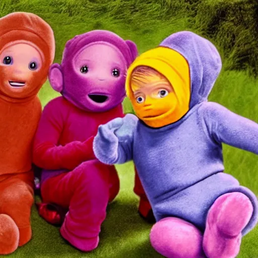 Image similar to teletubbie embryology