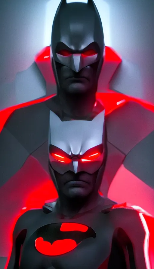 Image similar to :a portrait of KEANU REEVES as Batman Beyond by Valentina Remenar+UNREAL ENGINE 5+4K UHD IMAGE+Stunning LIGHTING+Stunning SHADERS+SUBSTANCE PAINTER