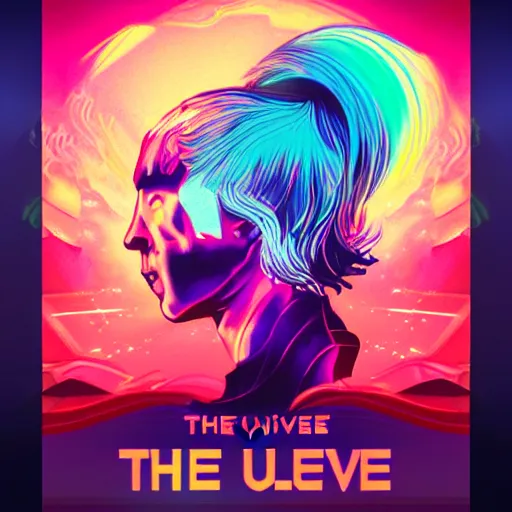 Image similar to the universe, epic retrowave art, trending onnart station